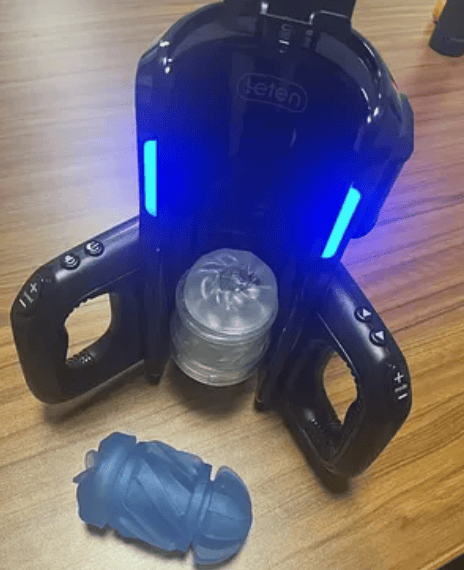 Leten 10 High-Speed-Motor Masturbator mit Telefonhalter — Stockfoto Kundenbewertungen 1