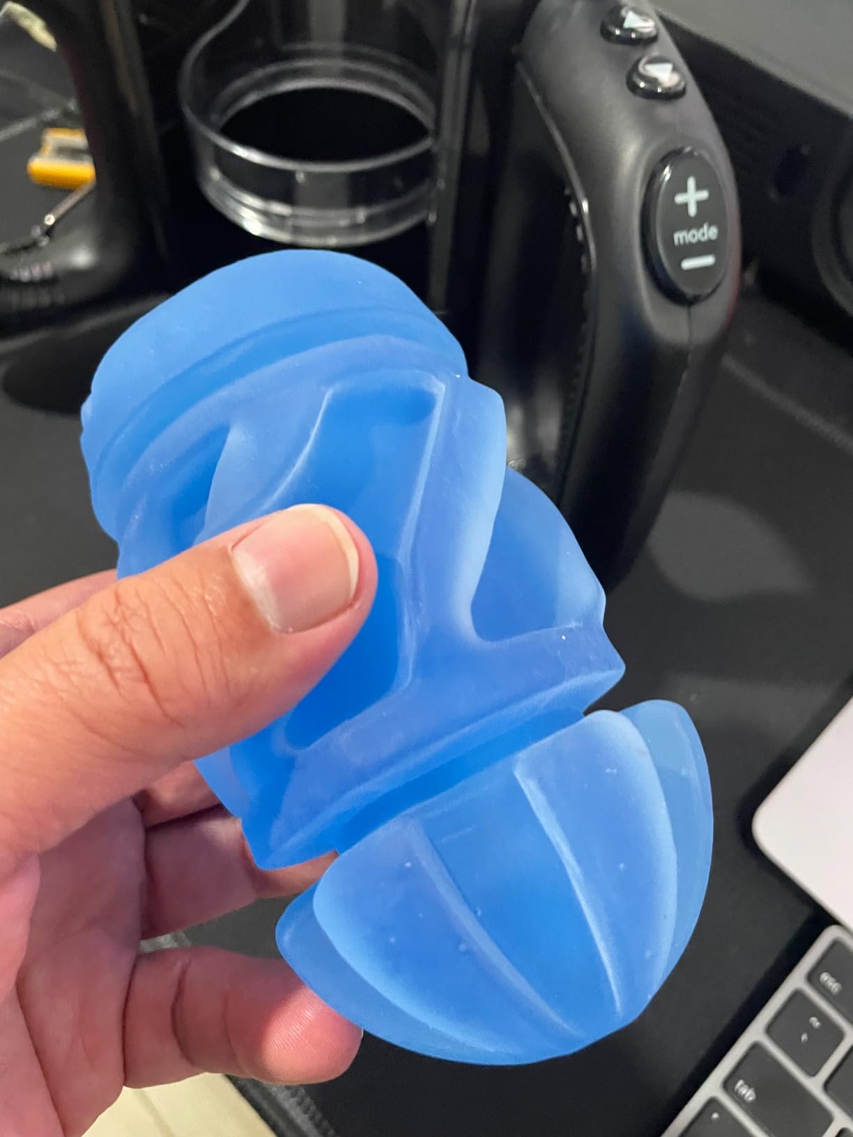 Leten 10 High-Speed-Motor Masturbator mit Telefonhalter — Stockfoto Kundenbewertungen 1