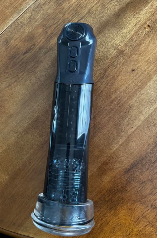 Device for enlarging the penis with glans stimulation 3 suction levels and 7 mod — Photo Reviews Customer 1