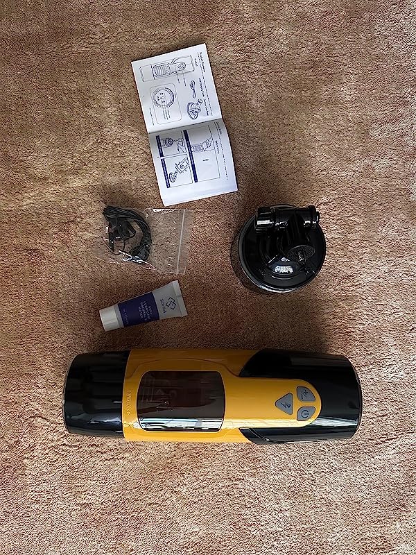 Masturbateur masculin rotatif à 3 poussées et 7 mains libres — photo avis client 1