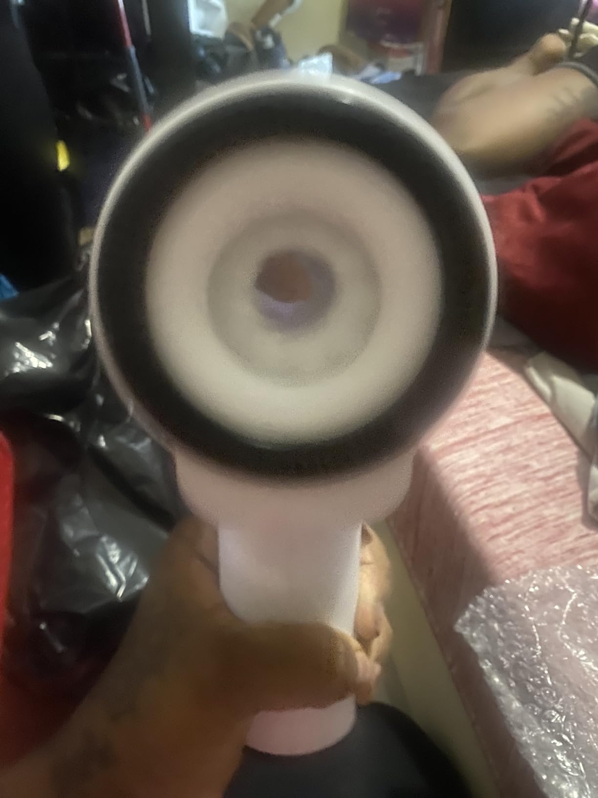 raven - Double opening 7 vibrations 5 rotations and back and forth oral sex portable masturbator — Photo Customer review 1