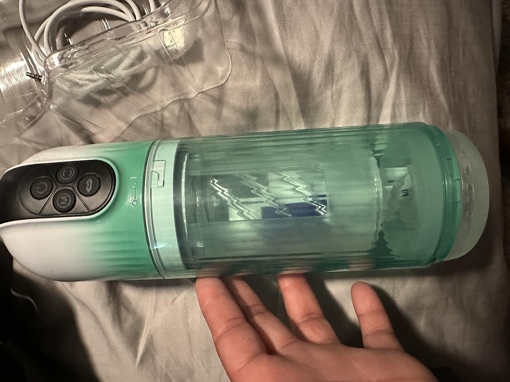 Electric masturbator with 7 suction modes in water 7 rotation modes — Photo Customer review 1
