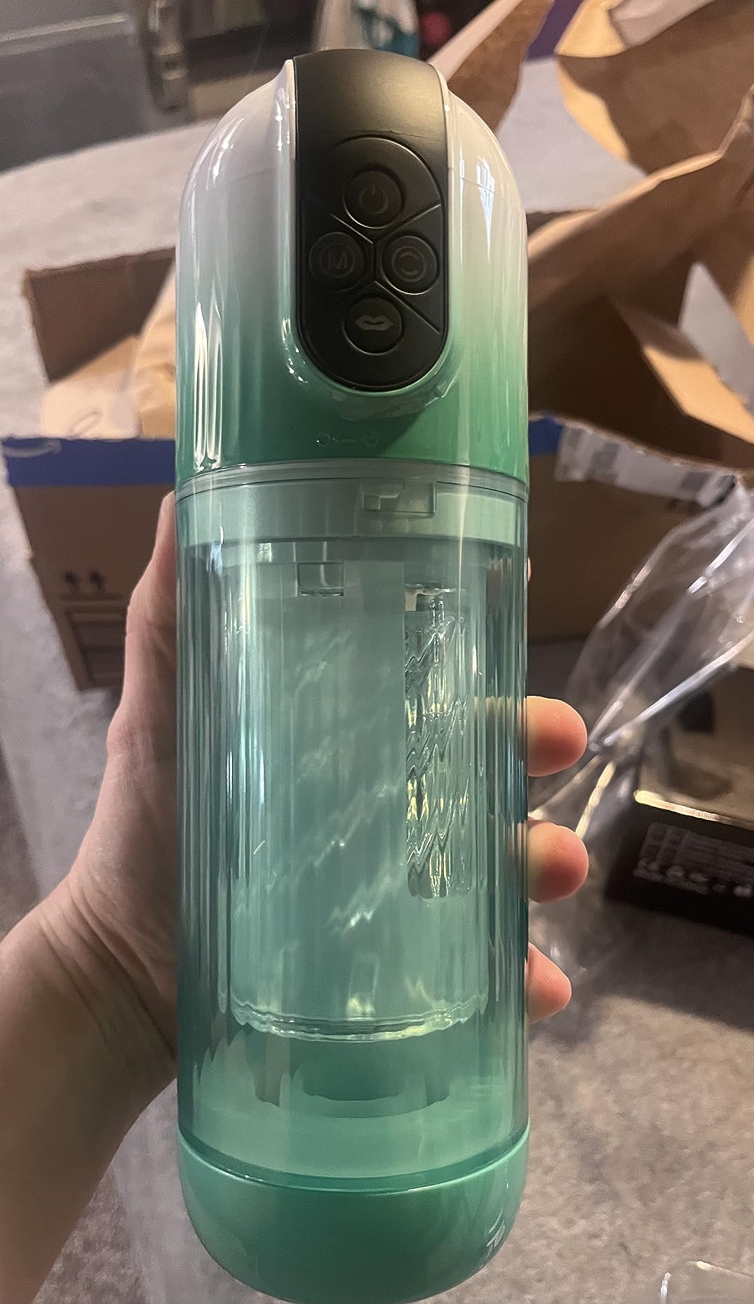 Electric masturbator with 7 suction modes in water 7 rotation modes — Photo Customer review 1
