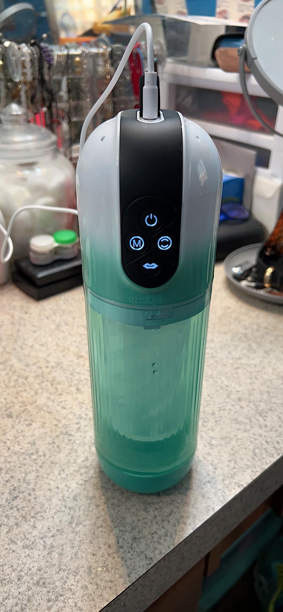 Electric masturbator with 7 suction modes in water 7 rotation modes — Photo Customer review 1