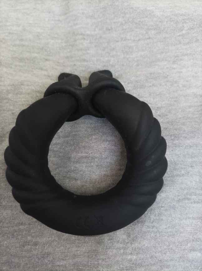 Cockring with rabbit vibrator, 10 vibrations — Photo Customer review 2