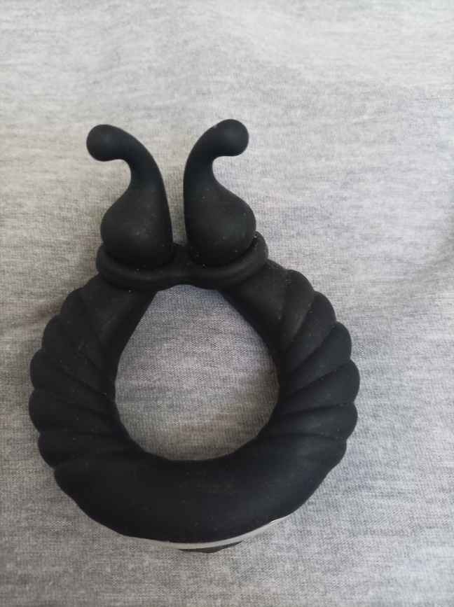 Cockring with rabbit vibrator, 10 vibrations — Photo Customer reviews 3