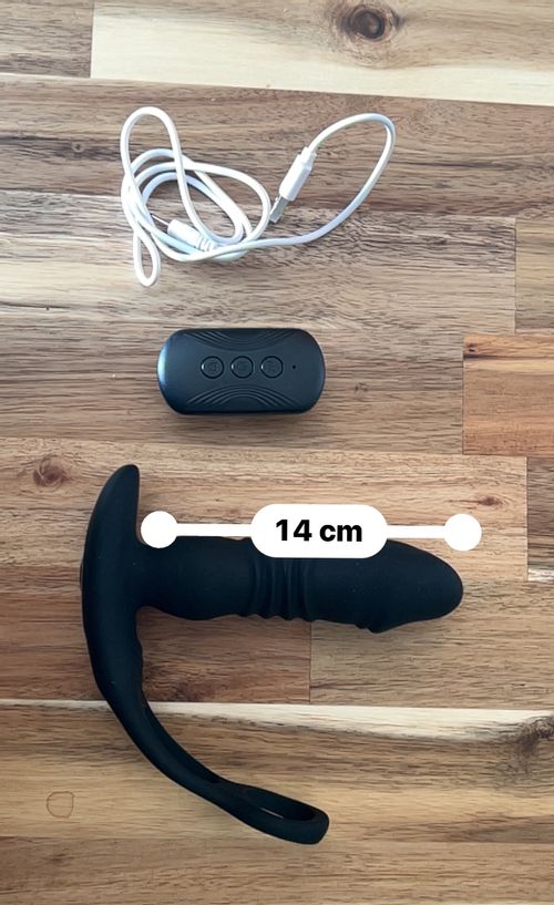 Saul prostate vibrator with 3 movements back and forth and 12 vibrations — Photo Customer review 1