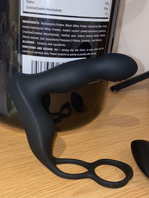 Prostatic swing stimulator with 10 taps and 10 vibrations, dual motor — Photo Customer reviews 1