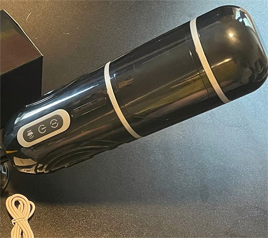 Motosega - taglio di masturbazione eroe con ventosa, 7 frequenze, telescopico + rotante — Foto 1
