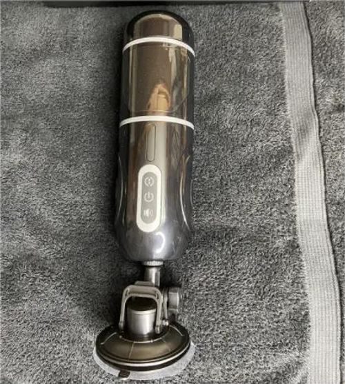 Motosega - taglio di masturbazione eroe con ventosa, 7 frequenze, telescopico + rotante — Foto 1