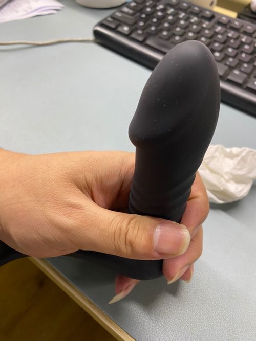Missile vibratore prostatico in silicone — Foto Stock Recensioni 1