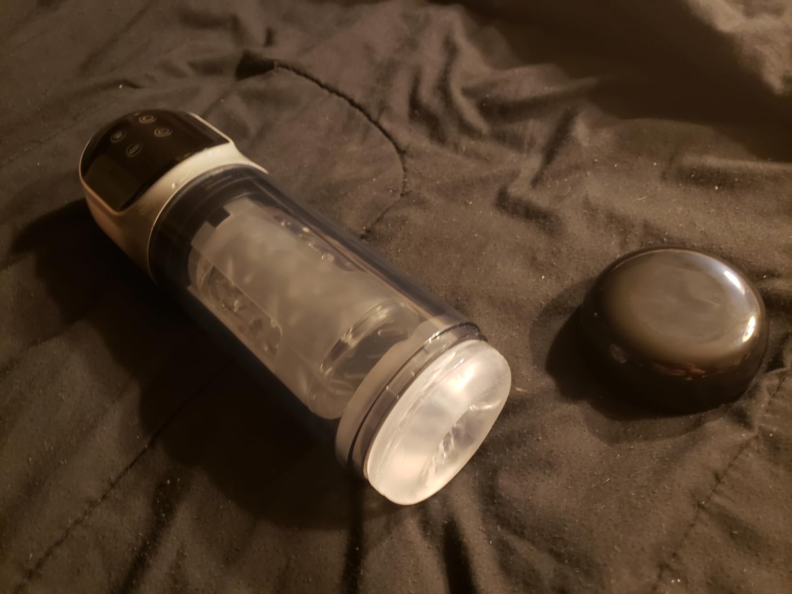 vortic - 7 Dual temperature spa sucker Bone enlarger 7 Rotating massage 360° masturbator — Stock Photo Customer review 1
