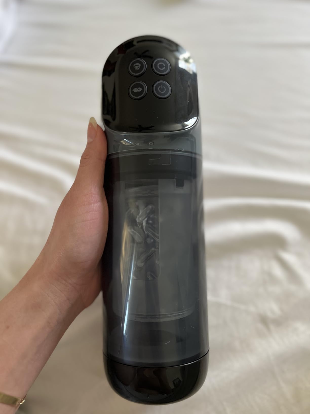 vortic - 7 Dual temperature spa sucker Bone enlarger 7 Rotating massage 360° masturbator — Stock Photo Customer review 1
