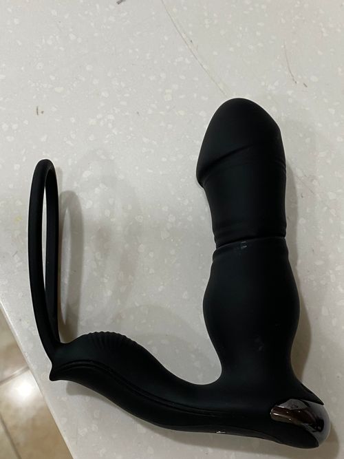 Anal- und Perinealstimulation mit 8 Hin- und Herbewegungen, 8 Vibrationsmodi und 3 Motoren — Foto Kundenbewertungen 1