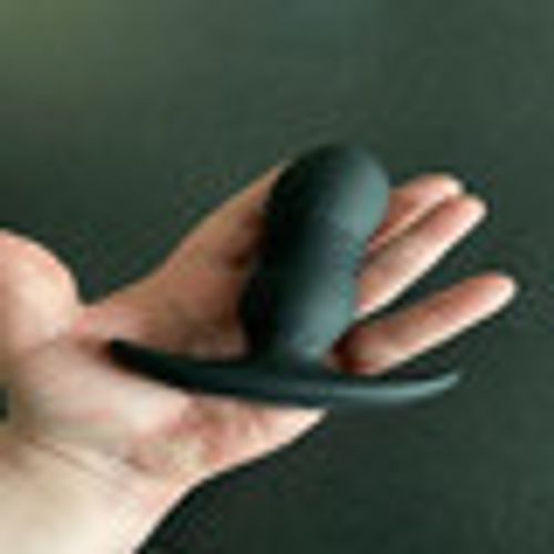 Anal plug vibrator for prostate with 3 ply, 7 telescopic and 7 vibrations — Photo Reviews customer 1