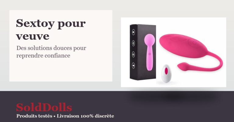 Sextoy para viúvas: conselhos especializados de Soldodolls