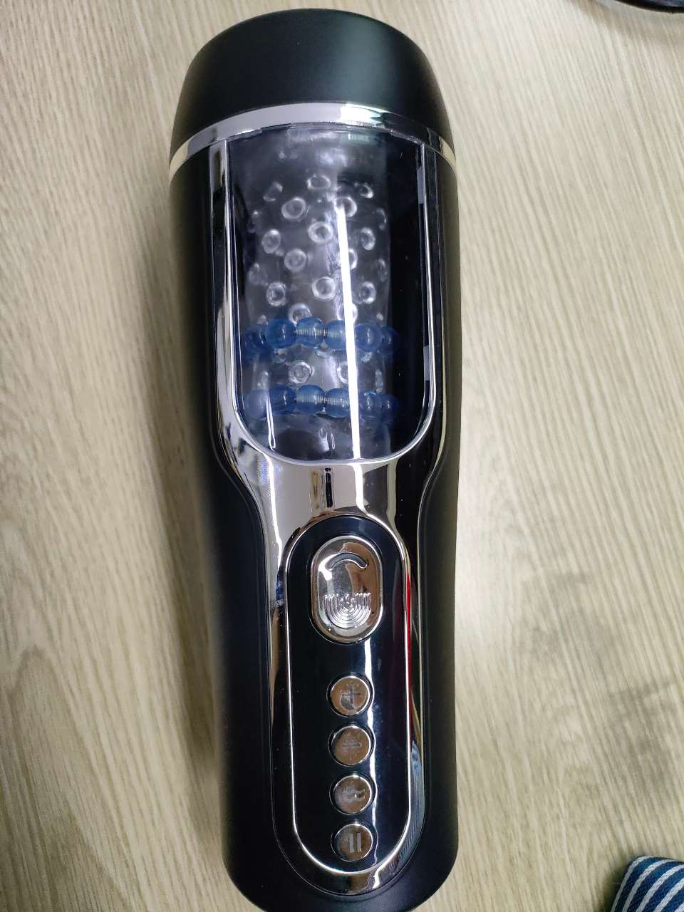66 Rouleaux de Massage Va-et-vient Vibration Masturbateur Cup — photo avis client 1