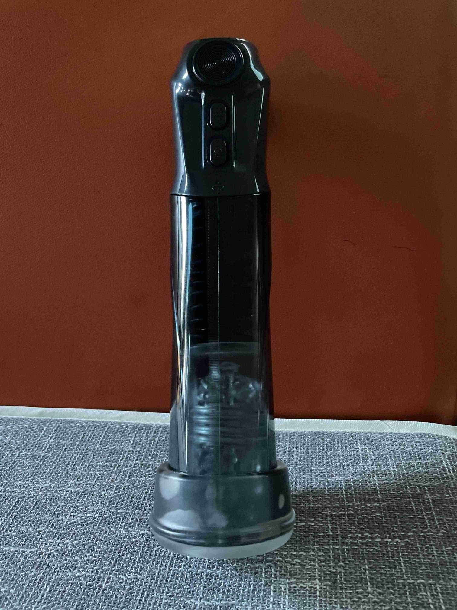 Dispositivo para ampliar o pênis com estimulação da glande 3 níveis de sucção e 7 mod — Comentários de fotos Cliente 1