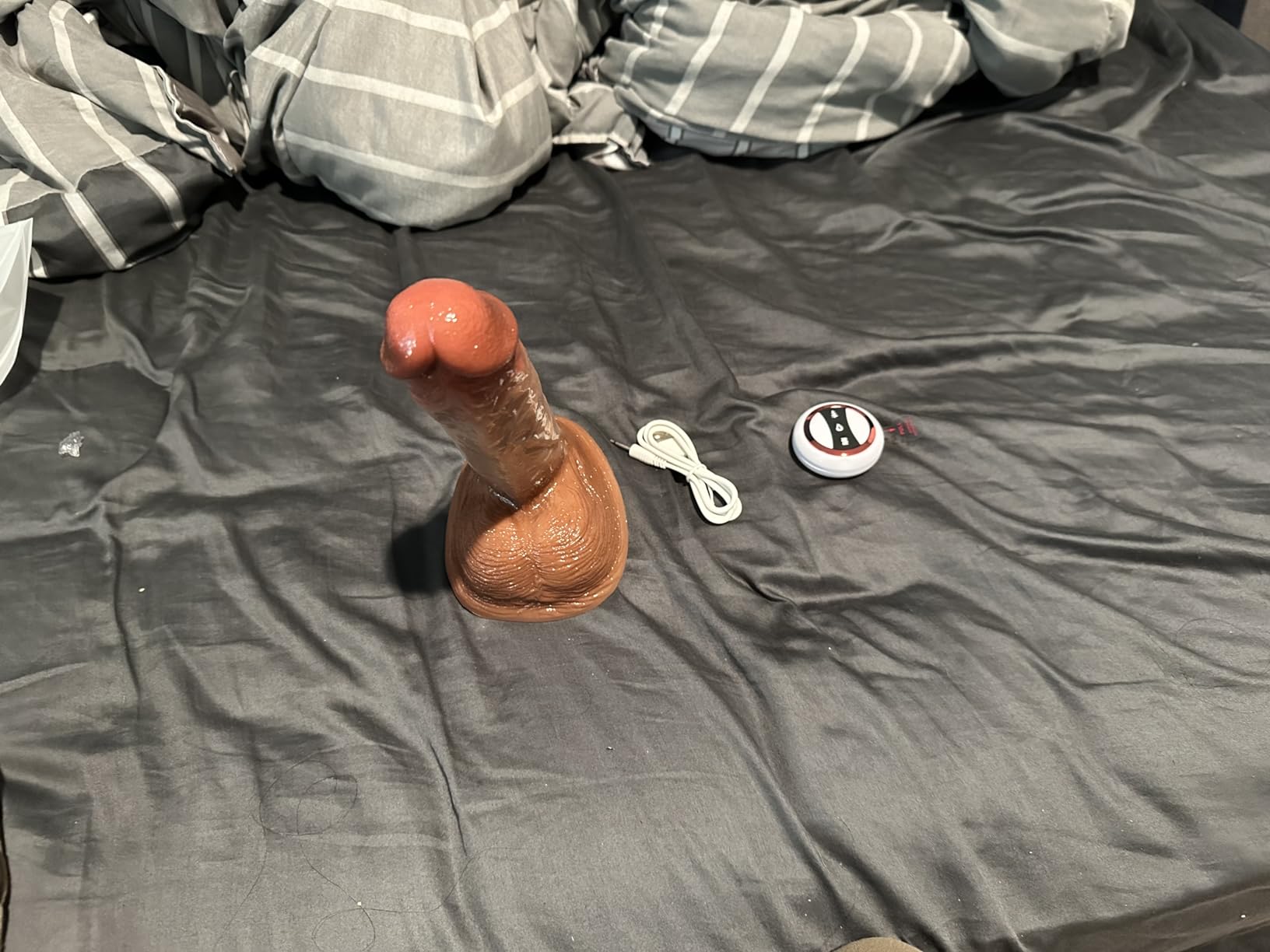 Dildo réaliste avec des vibrations de poussée plus longues et chauffantes, 10,04 — photo avis client 1