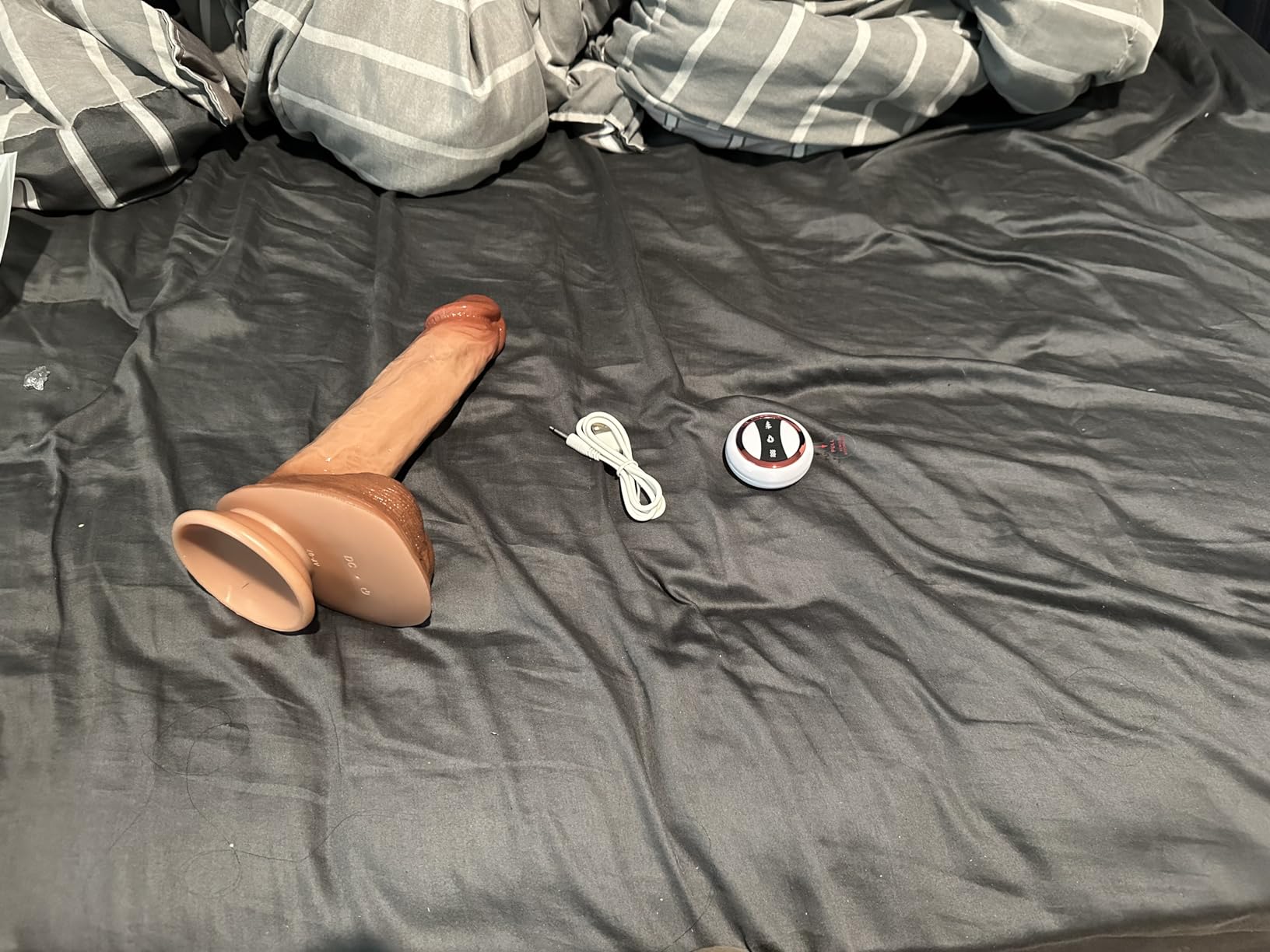 Dildo réaliste avec des vibrations de poussée plus longues et chauffantes, 10,04 — photo avis client 2