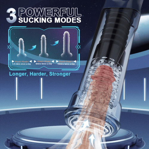 Appareil pour agrandir le pénis avec stimulation du gland 3 niveaux d'aspiration et 7 mod - photo 3