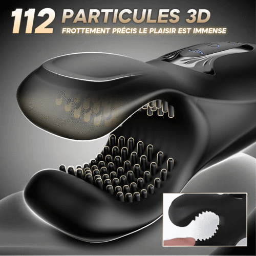 10 Morsures + 10 Vibrations 2-en-1 Masturbateur cup Pénis Exercice Couple Flirter - photo 3