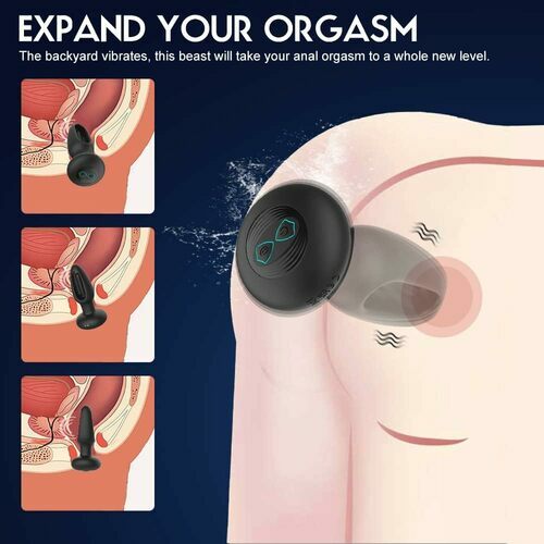 10 Vibrations Tapotements puissants Plug anal Stimulation du point G et de la prostate - photo 3