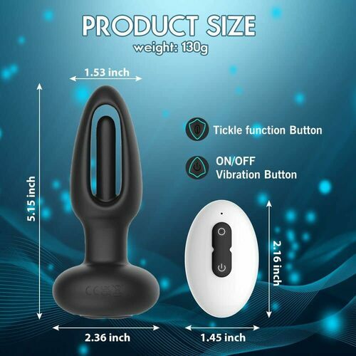 10 Vibrations Tapotements puissants Plug anal Stimulation du point G et de la prostate - photo 6