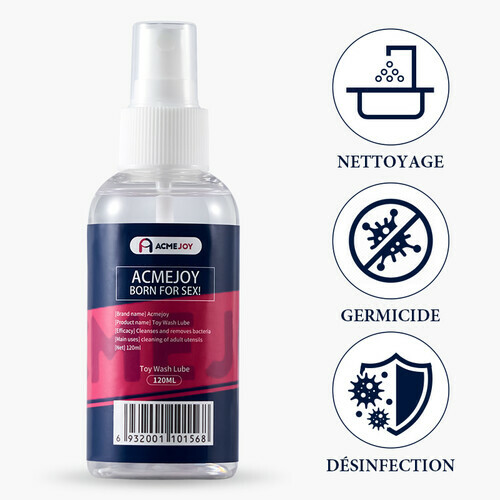 Liquide nettoyant pour accessoires intimes 120ml