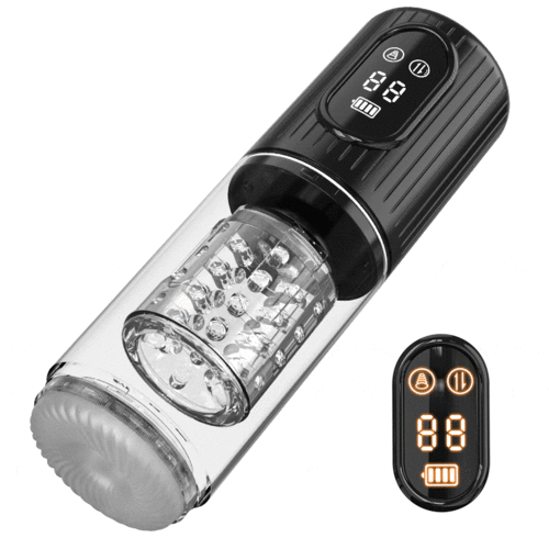 Aisia -3 en 1 Masturbateur pour sexe oral 4 aspirations 5 modes de poussée rotatifs - photo 1