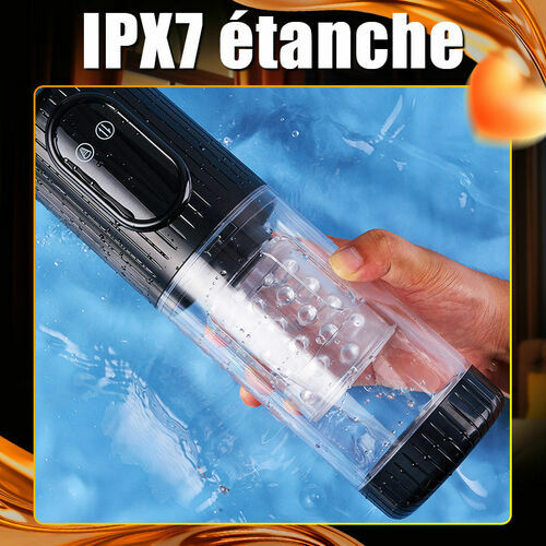 Aisia -3 en 1 Masturbateur pour sexe oral 4 aspirations 5 modes de poussée rotatifs - photo 4
