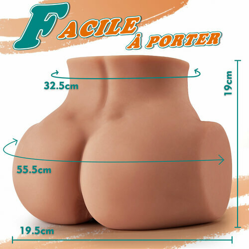 Avec lèvres serrées 2 trous Grace Juicy Pussy fesses réalistes 1,9 kg - photo 4