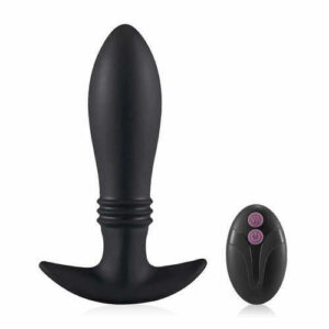 BALLE Stimulateur prostatique avec va-et-vient sur l'anus et 10 vibrations