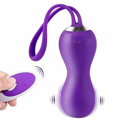 Boules de Geisha avec 10 modes de vibration, vibromasseur sexuel violet