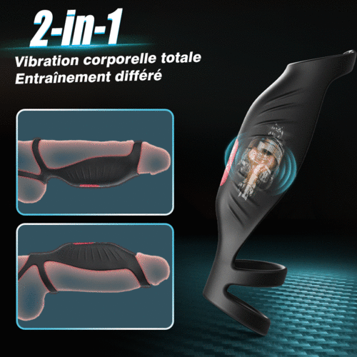 【CHAUD! Retardez l'éjaculation!】 SemenSentry - pénien à 9 niveaux de vibration: allumez le feu du désir - photo 3