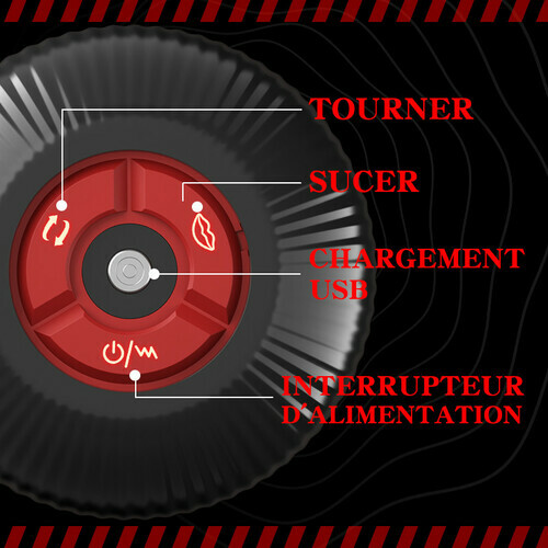 Cyclone Thruster Vibrateurs péniens avec vibration rotative et fonction d'aspirationd'aspiration - photo 6