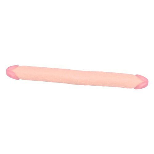 Double godemiché géant et flexible de 31 x 6 cm pour hommes, femmes et couples