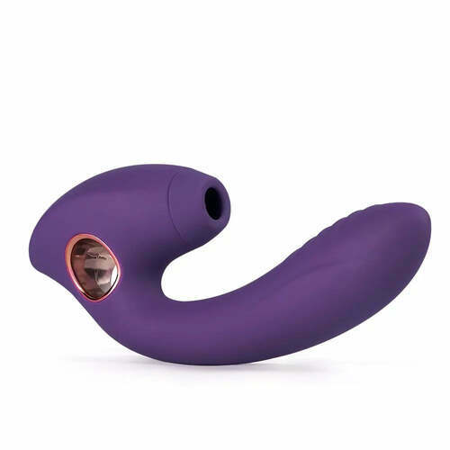 ELFE VIOLET Vibrateur du point G avec 10 suctions du clitoris, AIXIYA