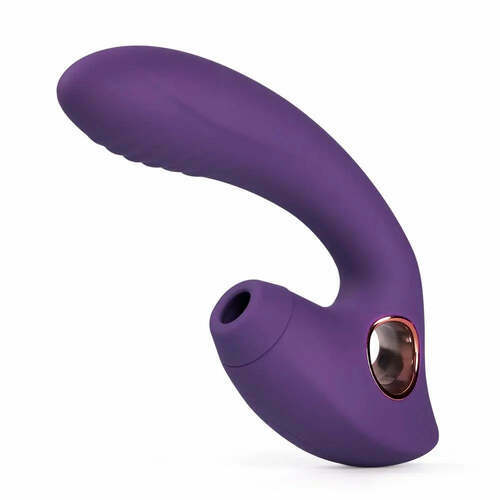 ELFE VIOLET Vibrateur du point G avec 10 suctions du clitoris, AIXIYA