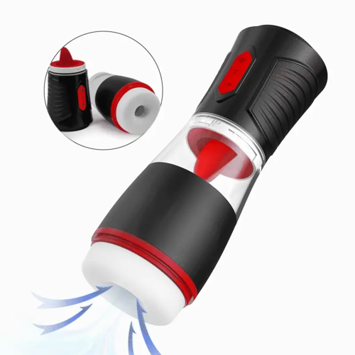 Elita 7 Masturbateur Cup Automatique avec léchage et 4 modes de succion