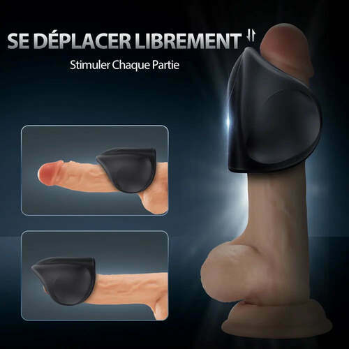 Entraîneur de pénis électrique 2 en 1 avec vibrateur de gland et 10 modes de vibration, Moruioy