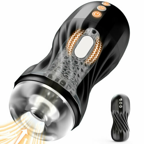 Gasvortex - Modes de succion et de vibration à 7 fréquences, coque rotative et torsadable, masturbateur masculin
