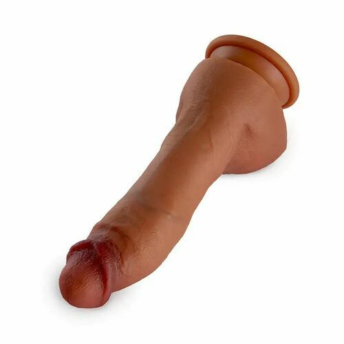 Gode plus réaliste avec gros testicules, diamètre de 3,5 cm