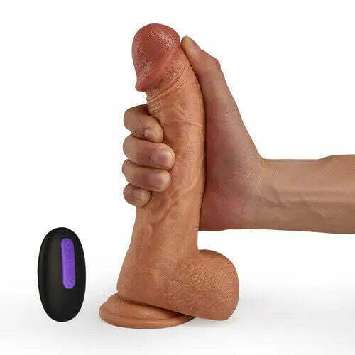 Gode réaliste avec un diamètre de 5,1 cm et 10 vibrations