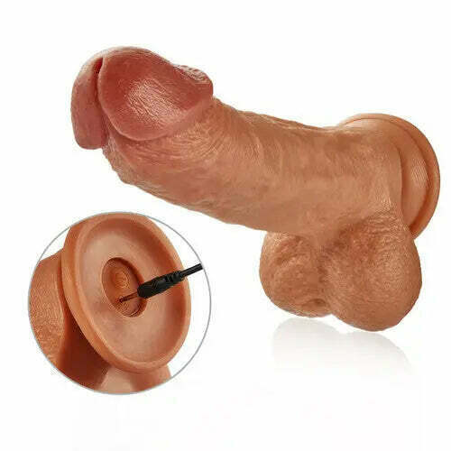 Gode réaliste avec un diamètre de 5,1 cm et 10 vibrations
