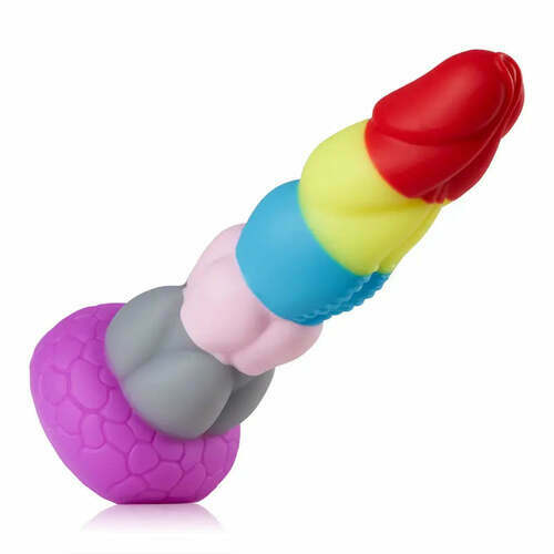 Grand gode arc-en-ciel avec ventouse