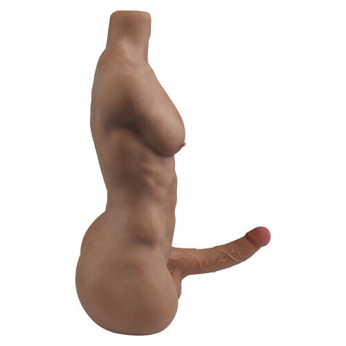 Homme primitif: Leon mannequin à la peau bronzée, poids de 8,5 kg.