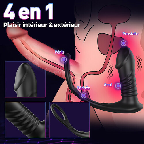 【HOT】MISSILE Vibromasseur prostatique en silicone