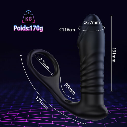 【HOT】MISSILE Vibromasseur prostatique en silicone