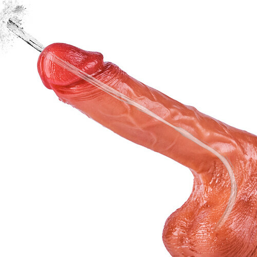 【Injection】Pénis réaliste avec éjaculation simulée, fonction de vibration à 10 fréquences, avec ventouse - photo 1